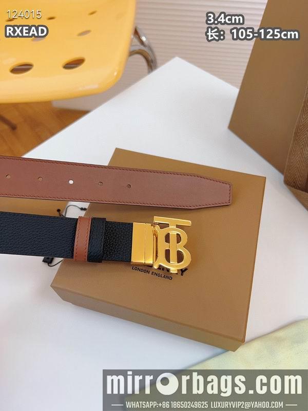 Replica Burberry belt 34mmX105-125cm 8L07