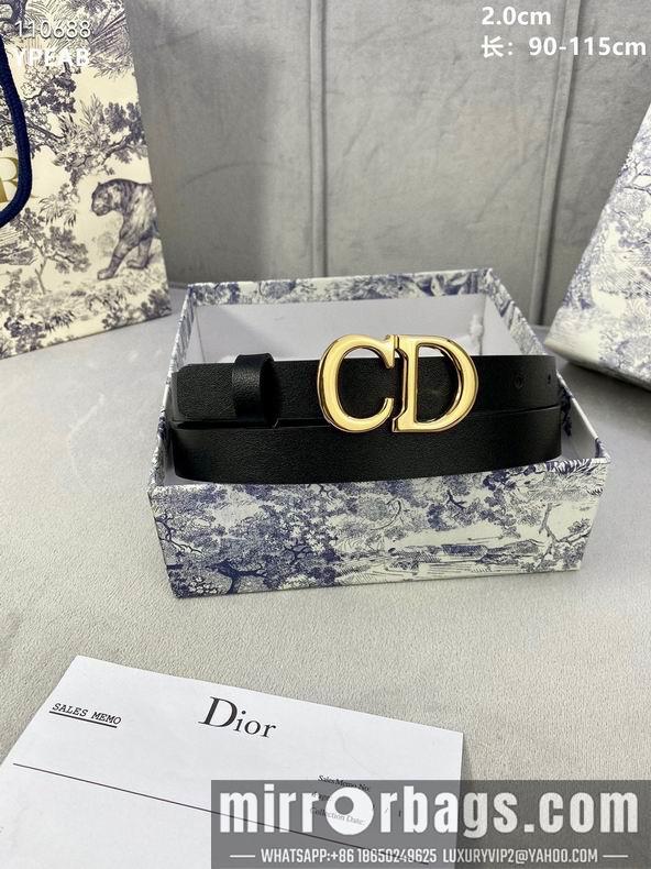 Replica Dior Belt 20mmX90-115cm 8L04
