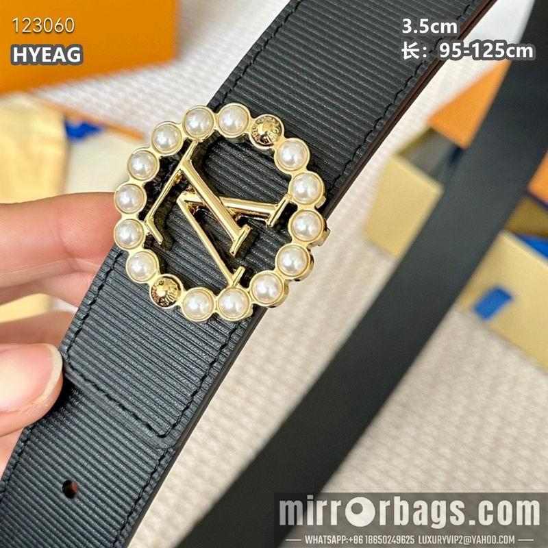 Replica LV belt 35mmX95-125cm 8L01