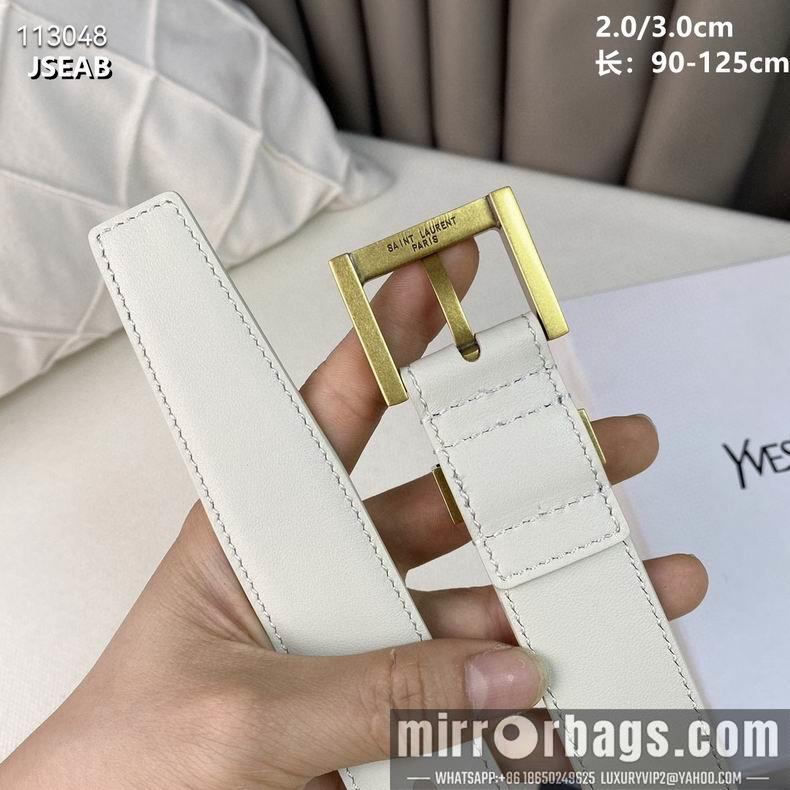 Replica YSL belt 20 30mmX90-125cm 8L01