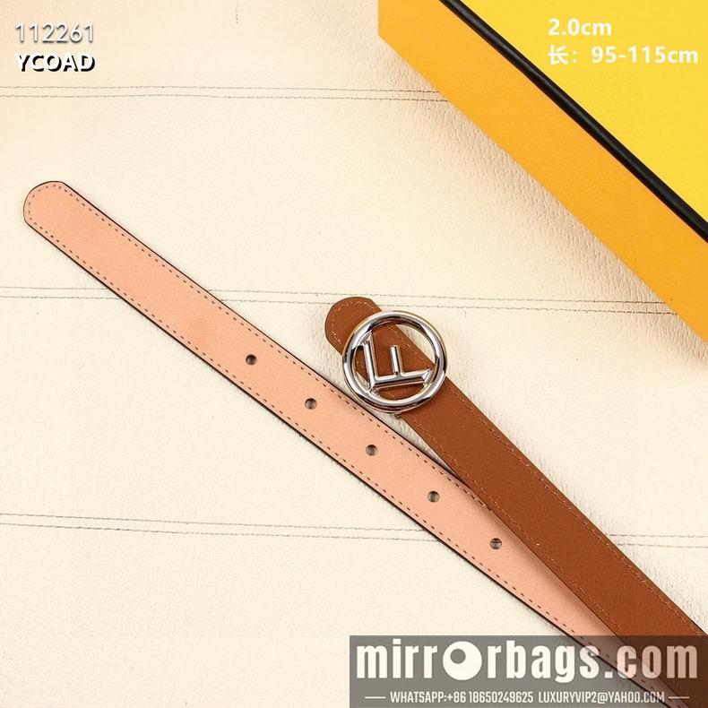 Replica Fendi Belt 20mmX95-115CM 8L11