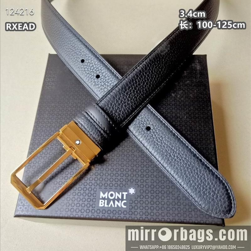 Replica Montblanc belt 34mmX100-125cm 8L05