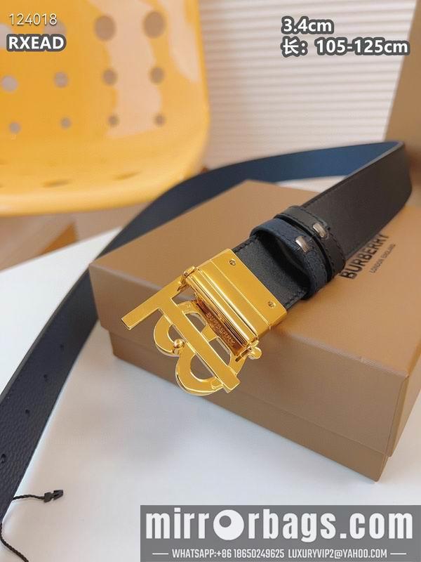 Replica Burberry belt 34mmX105-125cm 8L07