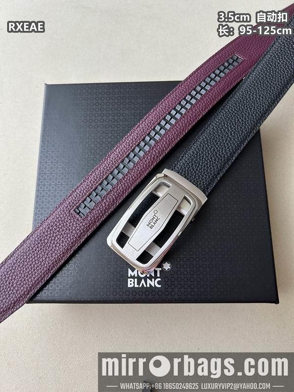 Replica Montlanc belt 35mmX100-125cm 8L81