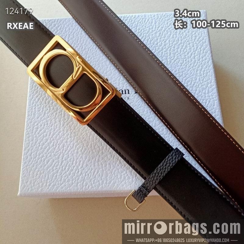 Replica Dior belt 34mmX100-125cm 8L05
