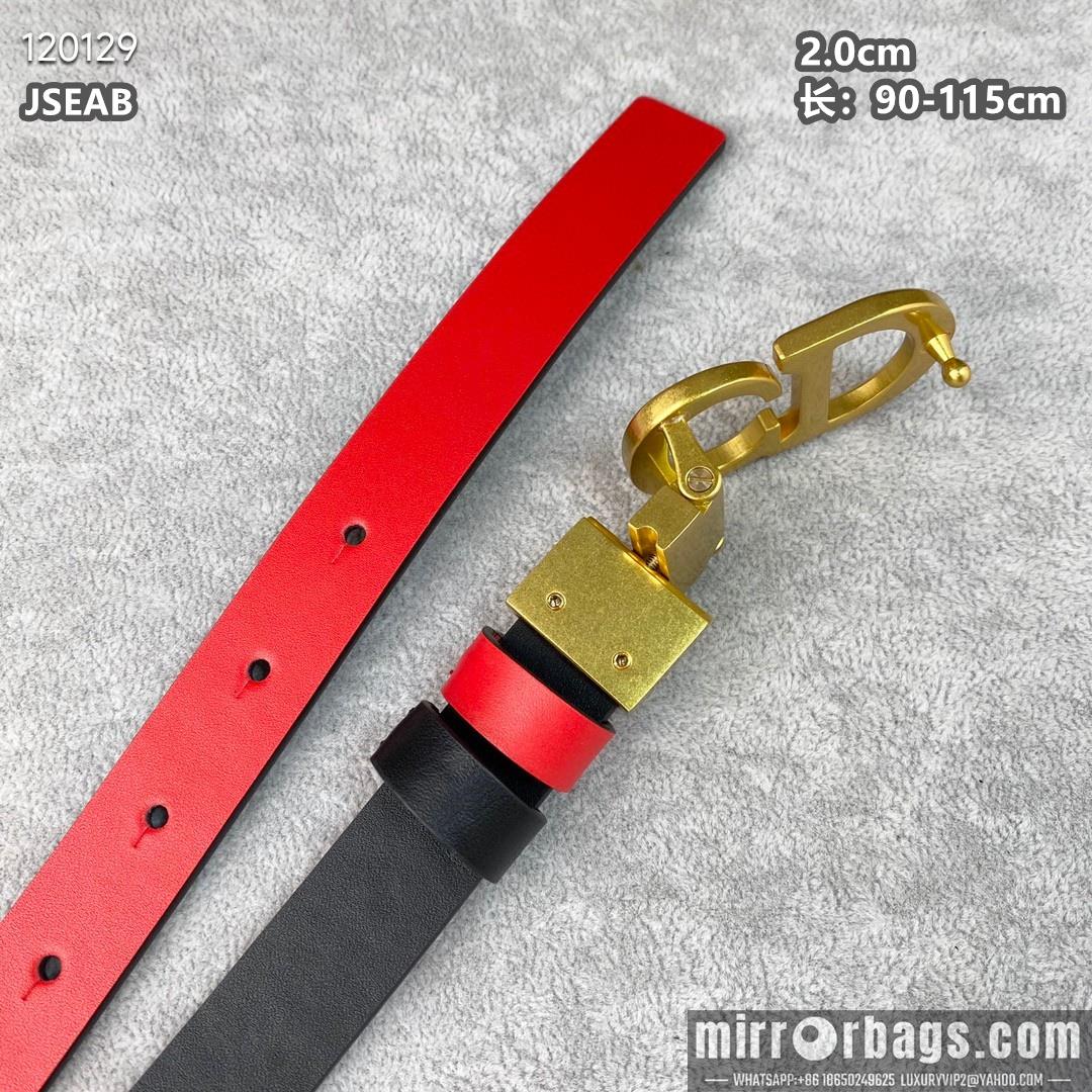 Replica Dior belt 20mmX90-115cm 8L072001