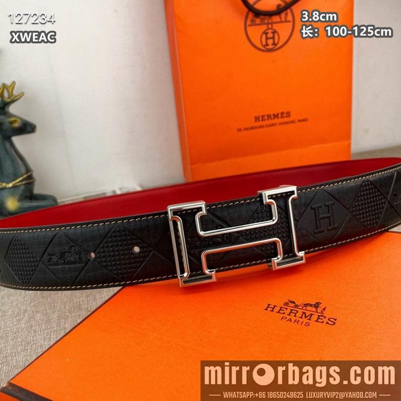 Replica Hermes belt 38mmX100-125cm 8L45