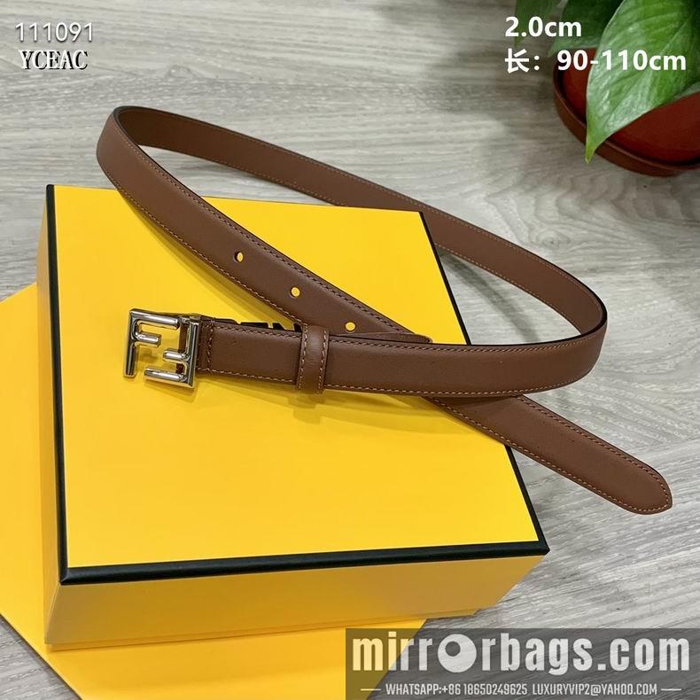 Replica Fendi Belt 20mmX90-110cm 8L01