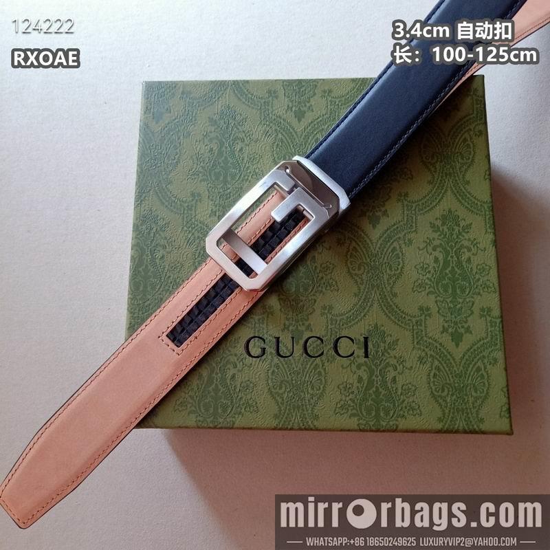 Replica Gucci belt 34mmX100-125cm 8L23