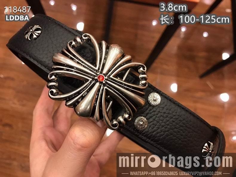 Replica Chrome Hearts belt 38mmX100-125cm 8L03