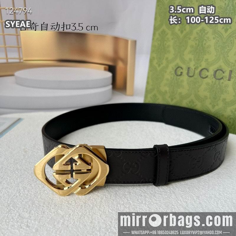 Replica Gucci belt 35mmX100-125cm 8L15