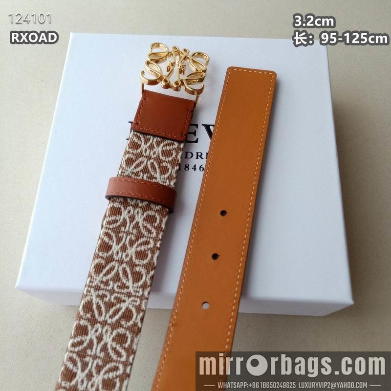 Replica Loewe belt 32mmX95-125cm 8L01