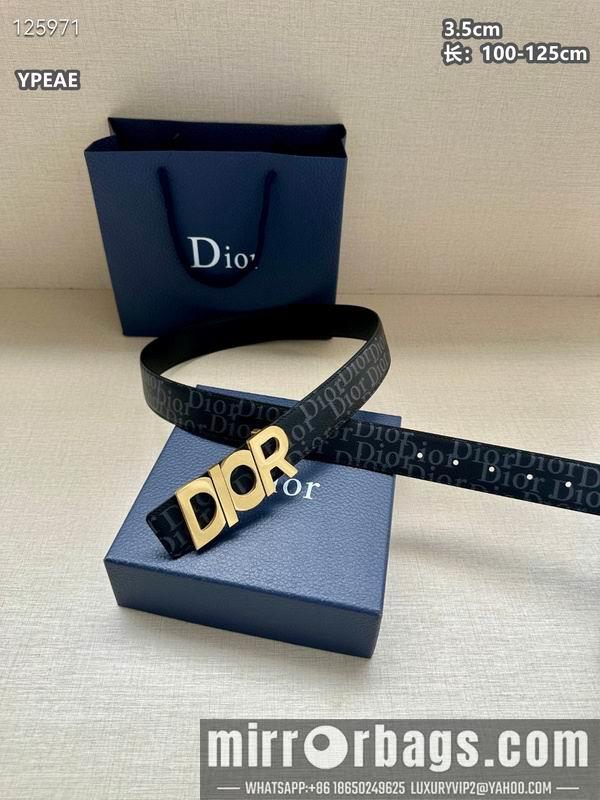 Replica Dior belt 35mmX100-125cm 8L29