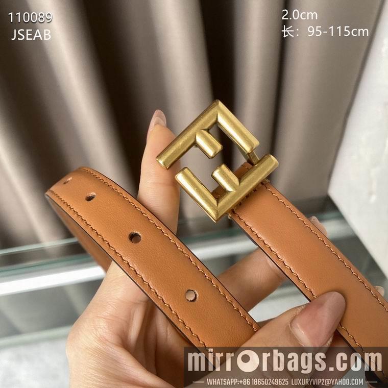 Replica Fendi Belt 20mmX95-115CM 8L09