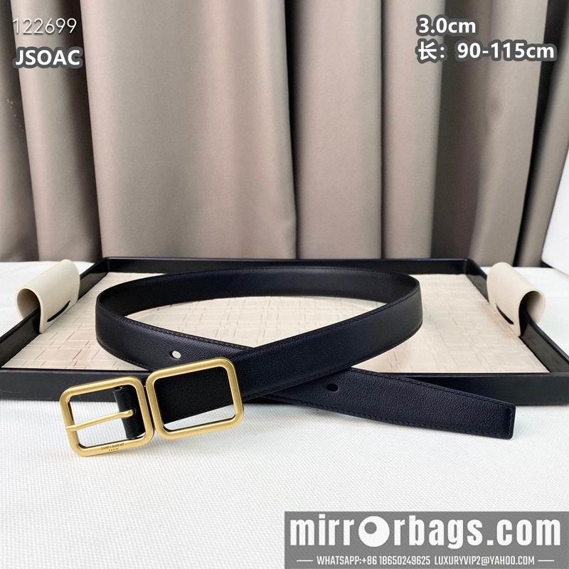 Replica YSL belt 30mm 90-115cm 8L08