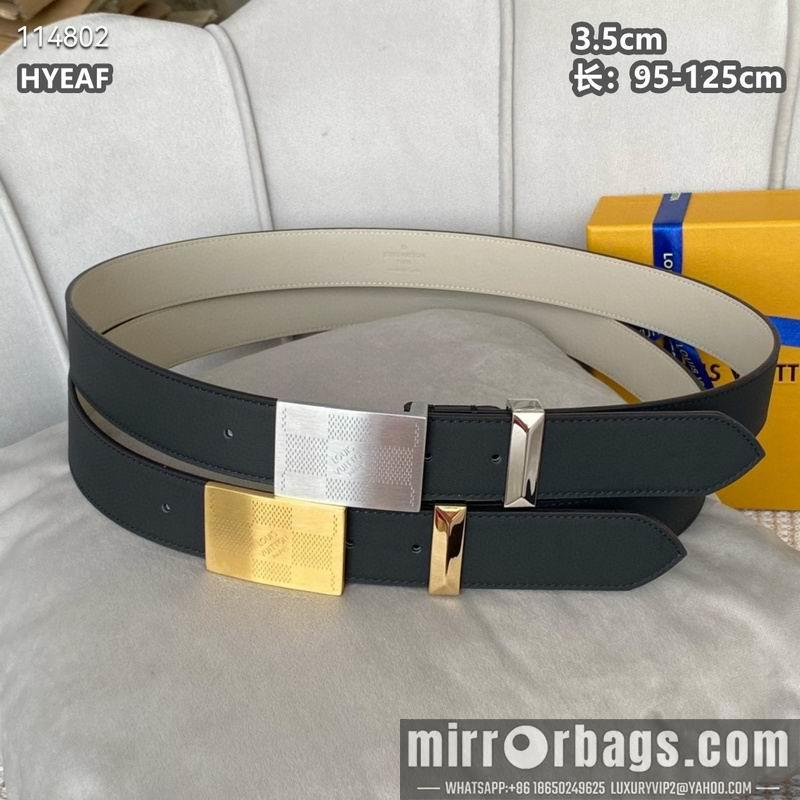 Replica LV belt 35mmX95-125cm 8L03