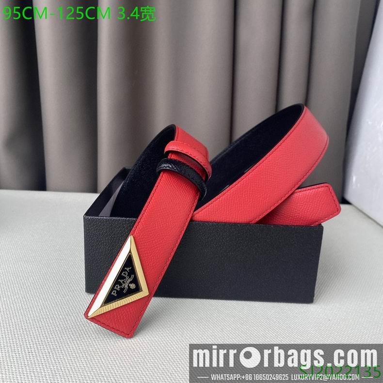 Replica Prada Belt 34mmX95-125cm 7D03