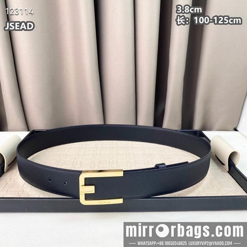 Replica Prada belt 38mmX100-125cm 8L06