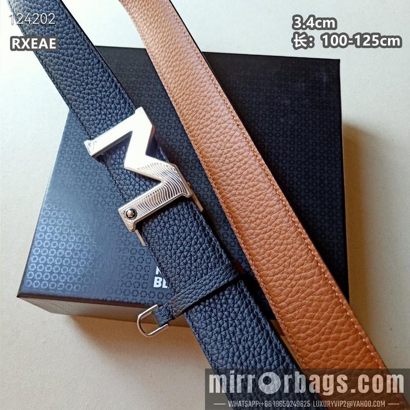 Replica Montlanc belt 34mmX100-125cm 8L13