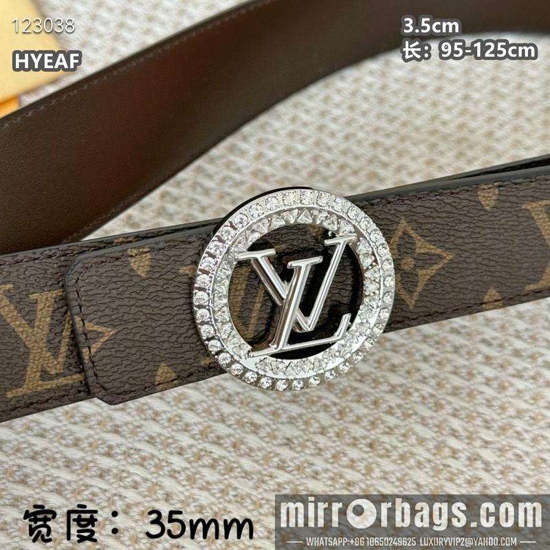 Replica LV belt 35mmX95-125cm 8L18