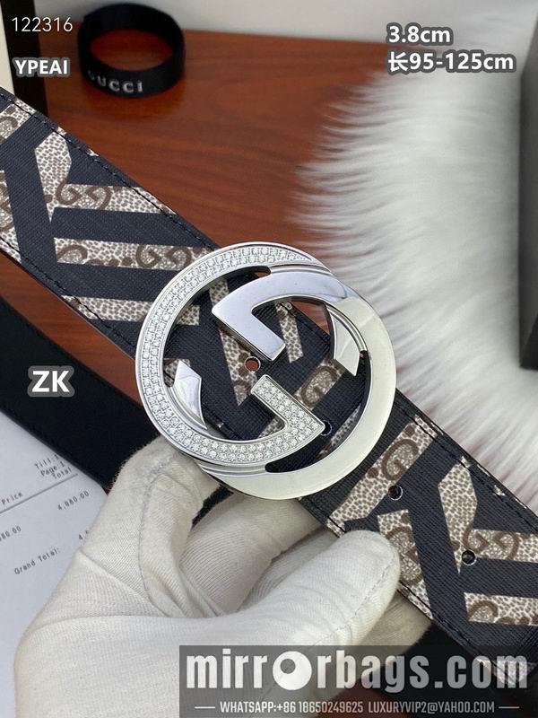 Replica Gucci belt 38mmX95-125cm 8L21