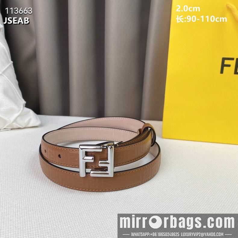 Replica Fendi Belt 20mmX90-110cm 8L08