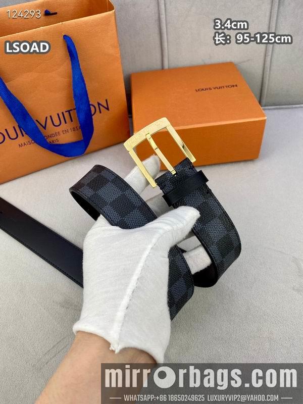 Replica LV belt 34mmX95-125cm 8L25