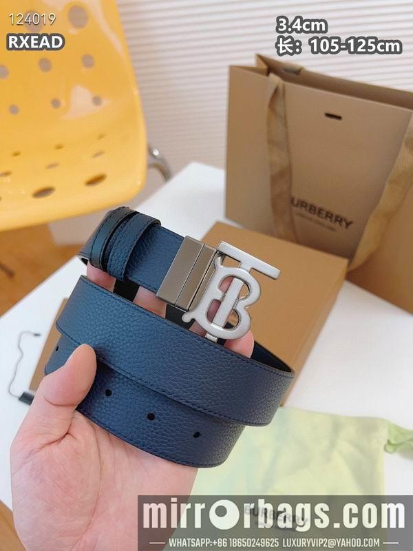 Replica Burberry belt 34mmX105-125cm 8L07