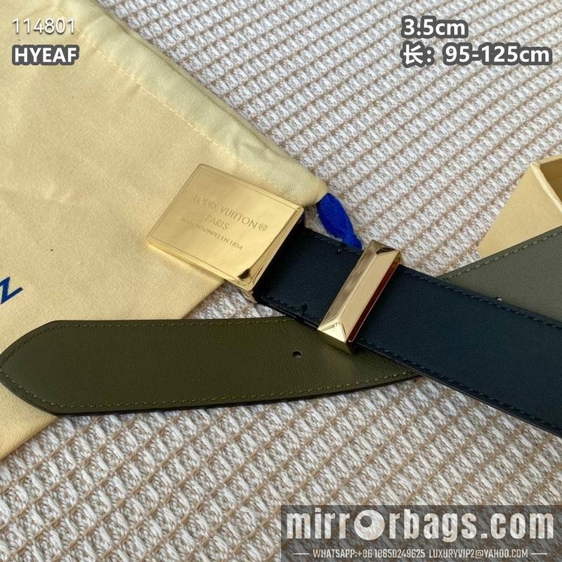Replica LV belt 35mmX95-125cm 8L03