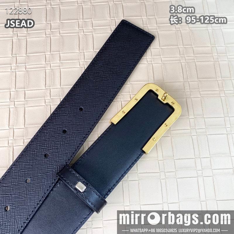Replica Prada belt 38mmX95-125cm 8L04