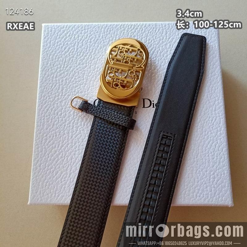Replica Dior belt 34mmX100-125cm 8L02