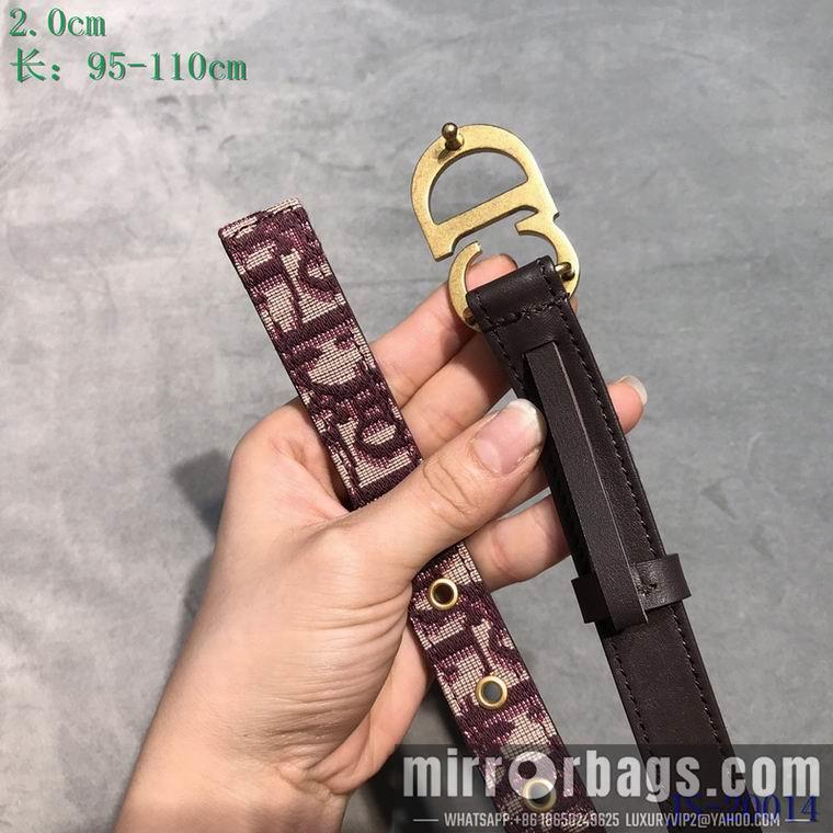 Replica Dior Belt 20mmX95-110cm 8L09