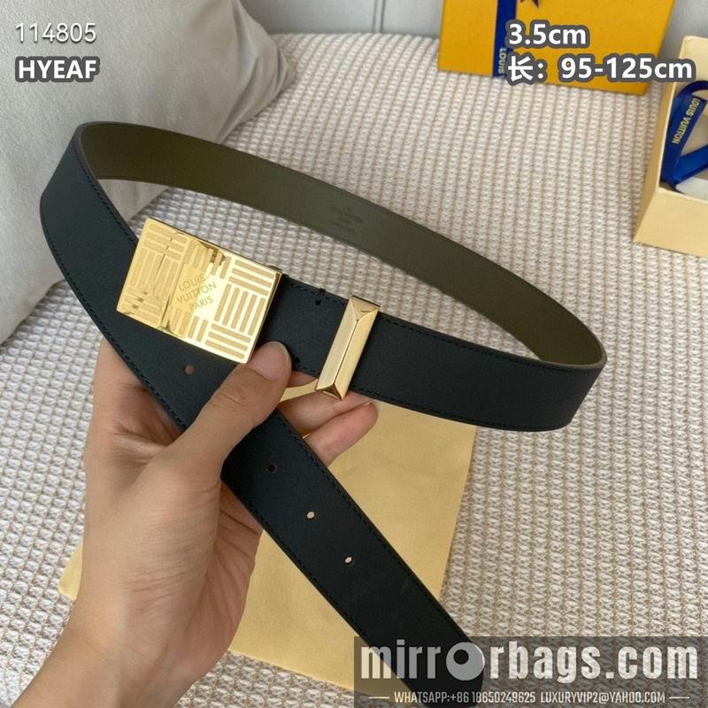 Replica LV belt 35mmX95-125cm 8L03