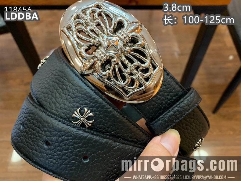 Replica Chrome Hearts belt 38mmX100-125cm 8L06