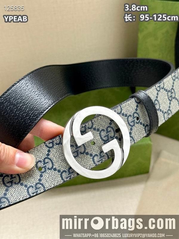 Replica Gucci belt 38mmX95-125cm 8L08