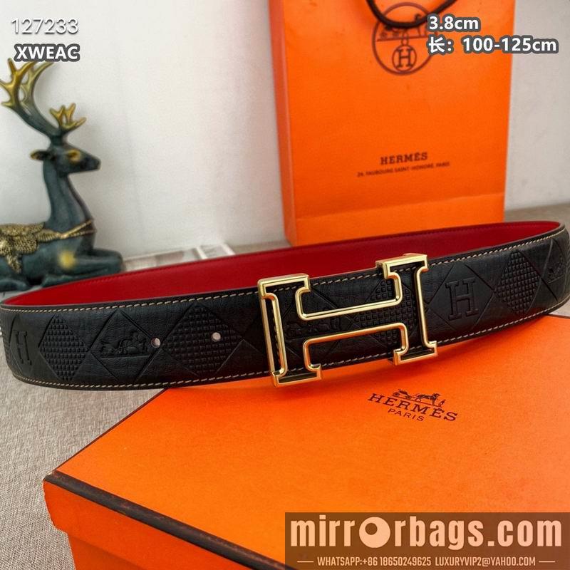 Replica Hermes belt 38mmX100-125cm 8L45
