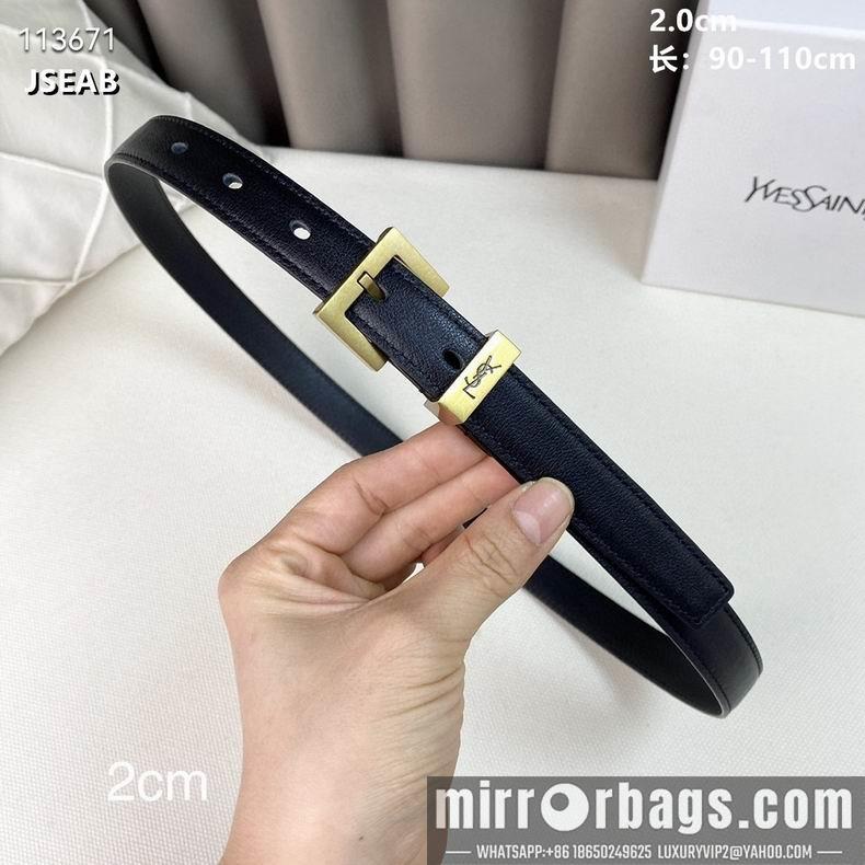 Replica YSL belt 20mmX90-115cm 8L02