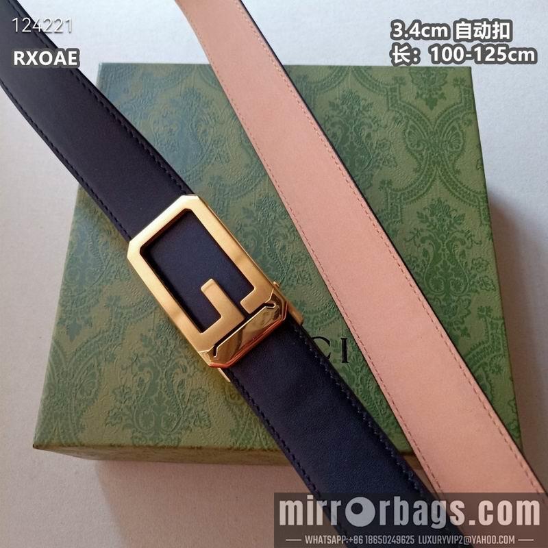 Replica Gucci belt 34mmX100-125cm 8L23