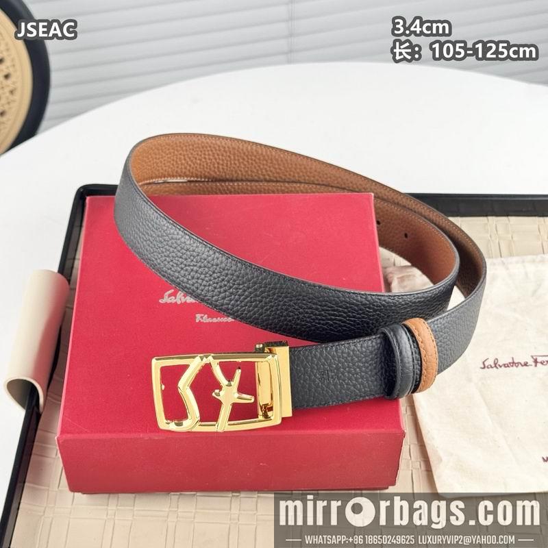 Replica Ferragamo belt 34mmX105-125cm 8L17
