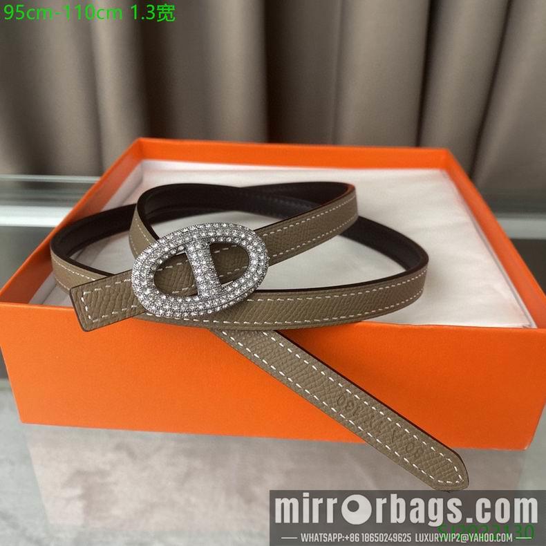 Replica Hermes Belt 13mmX95-110cm 7D01