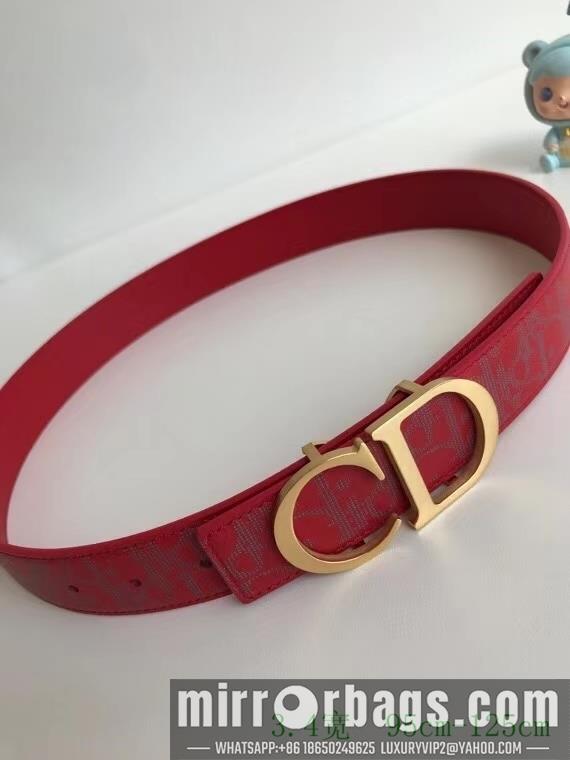 Replica Dior Belt 34mmX95-125cm 7D02