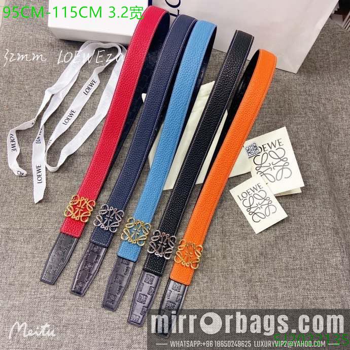 Replica Loewe Belt 32mmX95-115cm 7D01