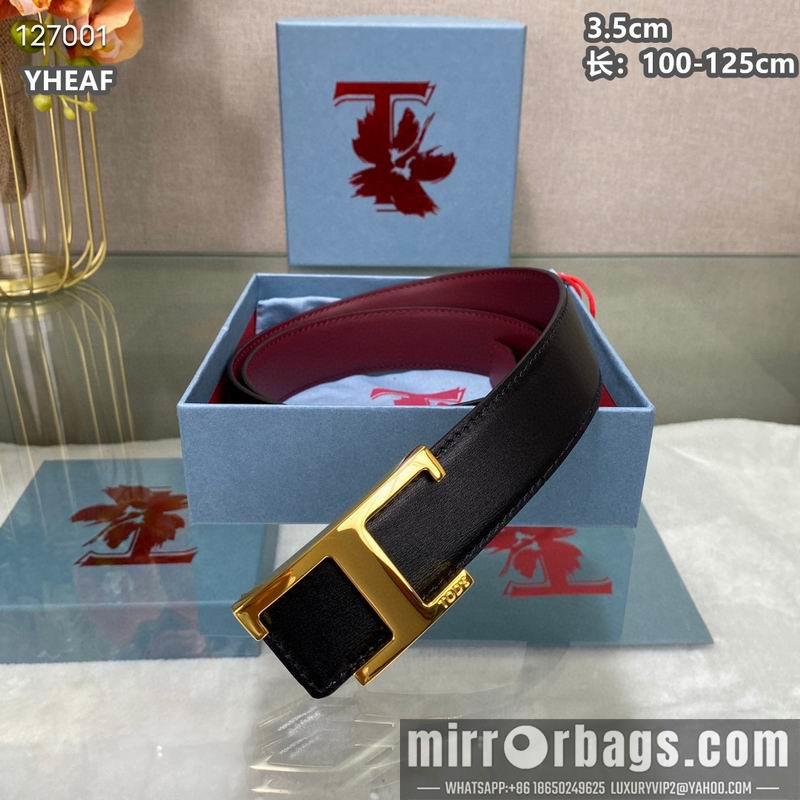 Replica TOD's belt 35mmX100-125cm 8L10
