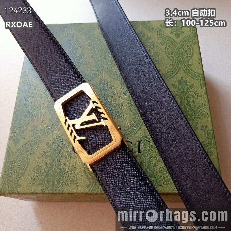 Replica LV belt 34mmX100-125cm 8L29