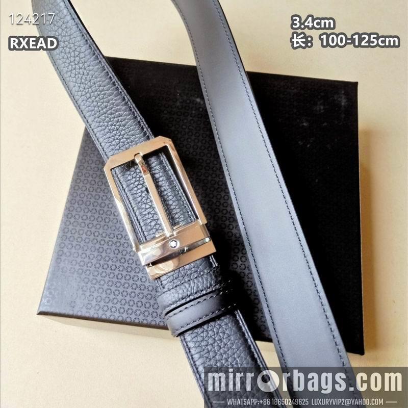 Replica Montblanc belt 34mmX100-125cm 8L05