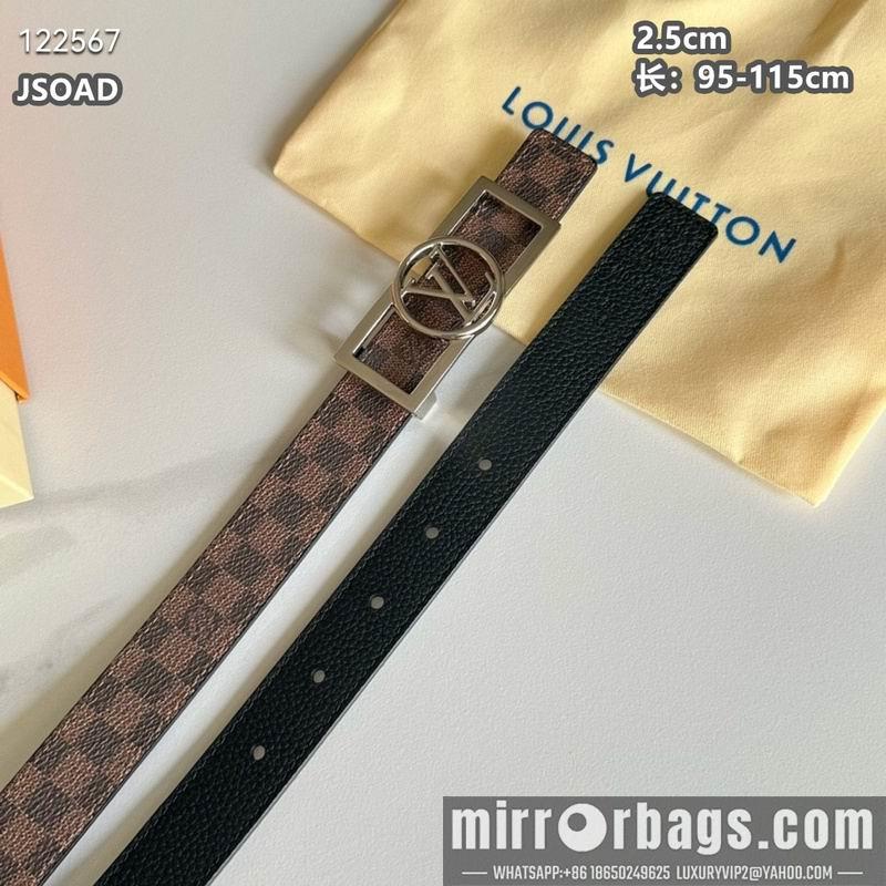 Replica LV belt 25mmX95-115cm 8L16