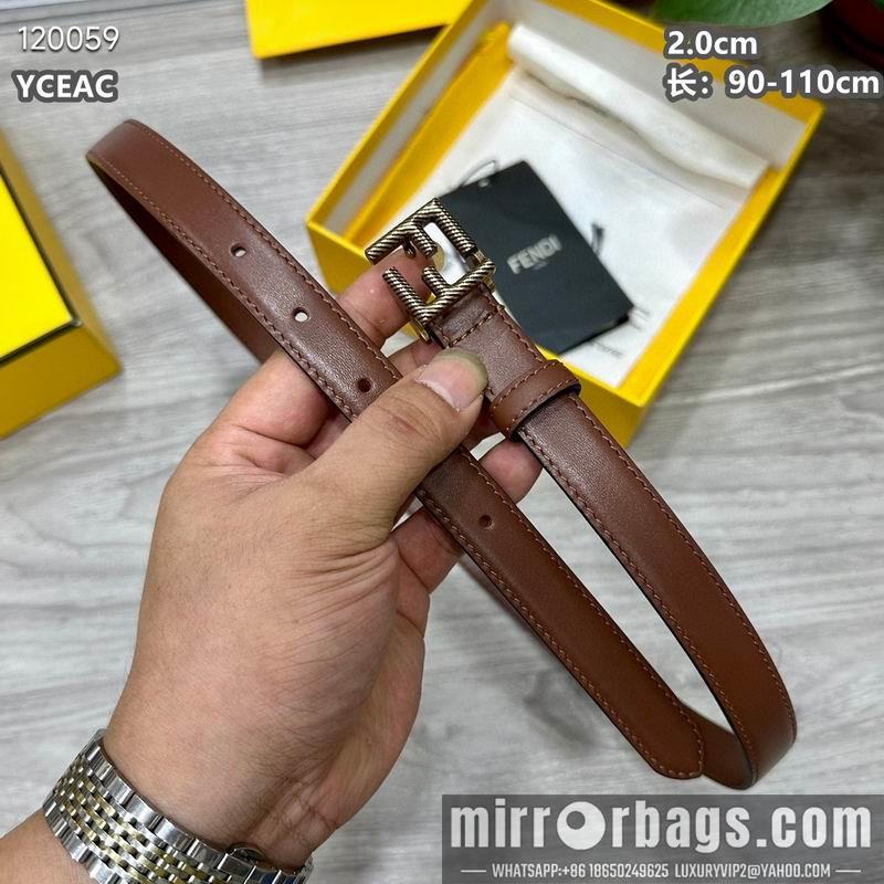 Replica Fendi belt 20mmX90-110cm 8L12