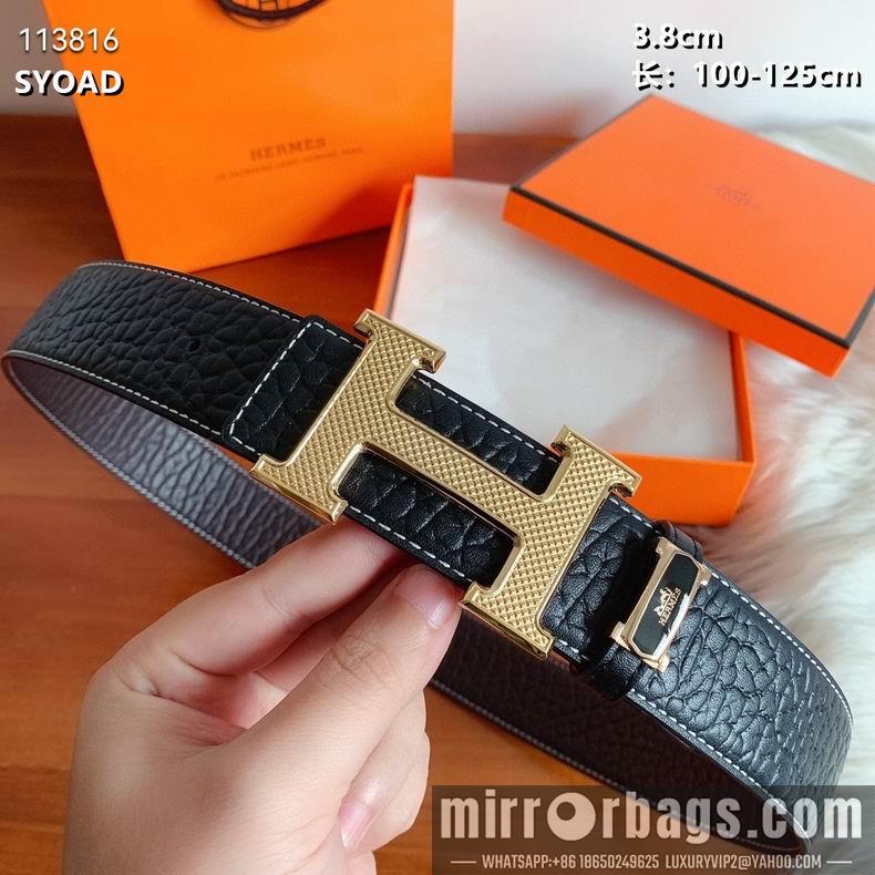 Replica Hermes belt 38mmX100-125cm 8L082509