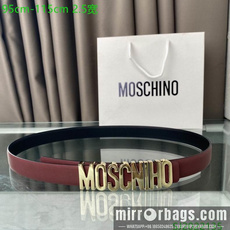 Replica Moschino belt 25mmX95-115cm 7D