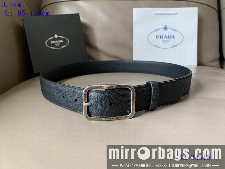 Replica Parda Belt 34mmX95-125cm 8L01